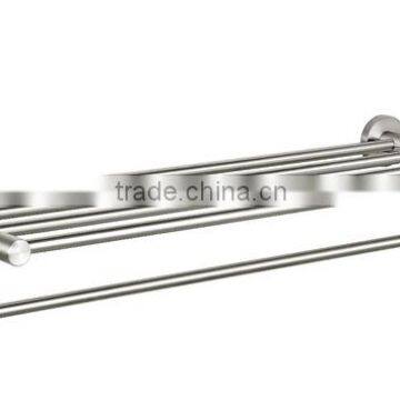 stainless steel double bathoom towel rack