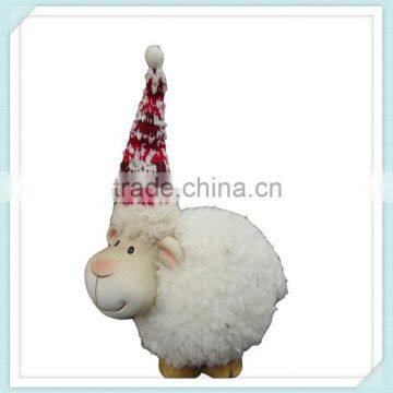 small clay sheep for christmas decor crafts