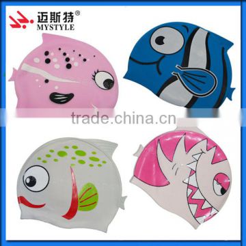 2015 fashion new Silicone swimming cap sutiable for Swimming school