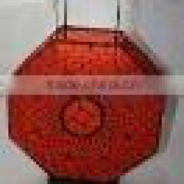 Chinese antique hanging red lamp