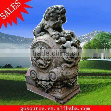 stone lion sculpture for decoration