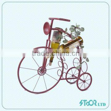 Indian Decorative Wrought Iron Bicycle with Wall Art