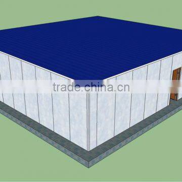 Our company steel structure with galvanized sheets