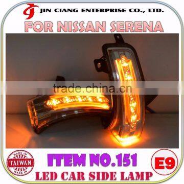 Body kit Side Mirror Light FOR NISSANN SERENA C26 LED REAR SIDE LAMP