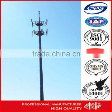 Anti-rust 30m Hot dip galvanized steel Monopole Antenna Monopole , telecom pole for radio signal                        
                                                                                Supplier's Choice