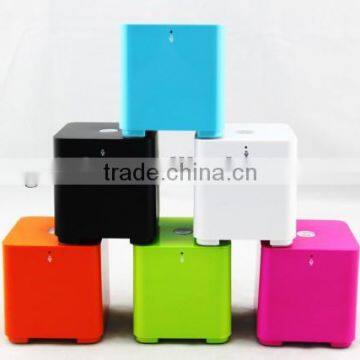 2014 new products cube box bluetooth mobile phone mini speaker