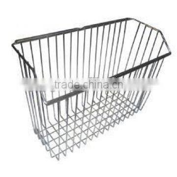 Chrome wire bed basket - small tall - 150mm x 350mm x 250mm (DxWxH) Chrome wire bed basket