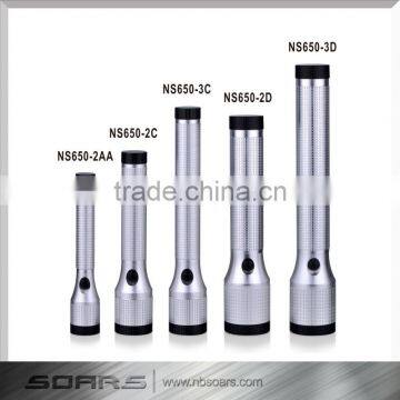 Powerful Aluminum CREE 3W Flashlight Torch Long Range 3XC Batteries