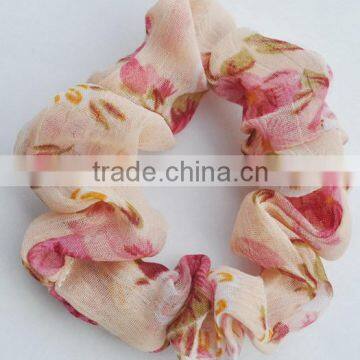 2014 China wholesale new product flower hair accessories,elastic headband, silk headband