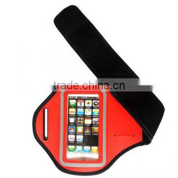 Whole high quality Reflective border around the PVC window Sport gym armband /adjust strap sport armbag for running /any colorok