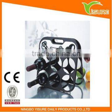3 in 1 Kitchen Master 6pcs Wine Rack Wine Bottle Rack Hodler Shelf Barware Tool