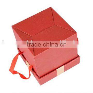 Gloss Lamination Black Gift Box for Candles photo-2