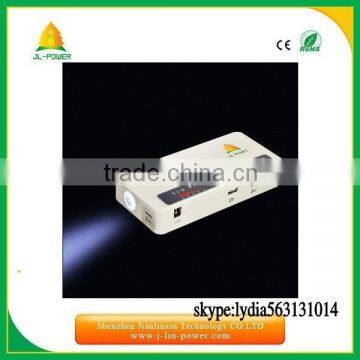 12000mah capacity portable power source for car starting