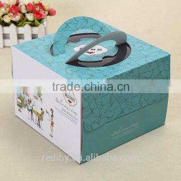 Custom Made Logo Folding Foldable Kraft White Takeaway Decorative Cupcake Box