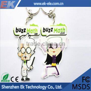 Newest design high quality Comedian rubber Keychain