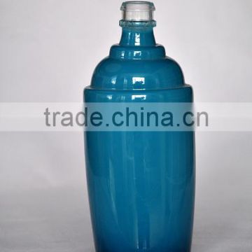 500ml screw cap transparent excellent quality purple glass bottles