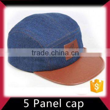 5 panels snapback hat prewashed