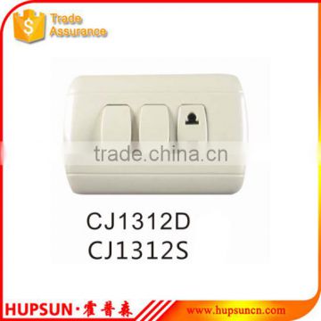 Hot sale American style 10A CJ1312 wall switch socket