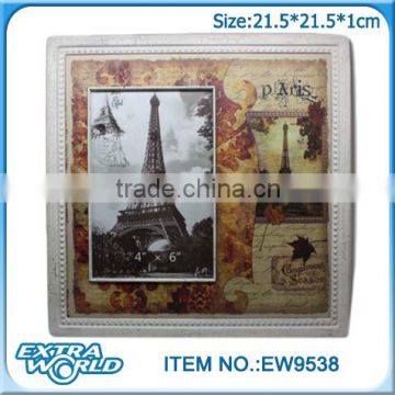 Paris souvenir items photo frame with romantic design