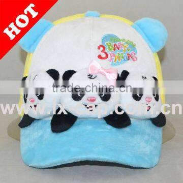 3D Animal embroidery cap(blue)