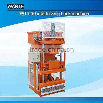 WT1-10 automatic eco maquinas tijolos brick machine