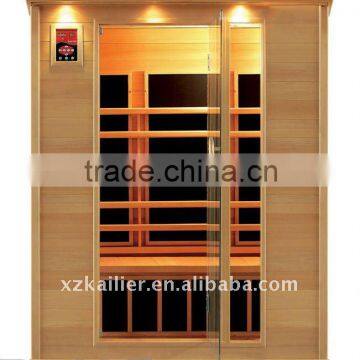 Top quality CE/ROHS/ETL approved 3person Infrared Sauna, 3 person infrared sauna