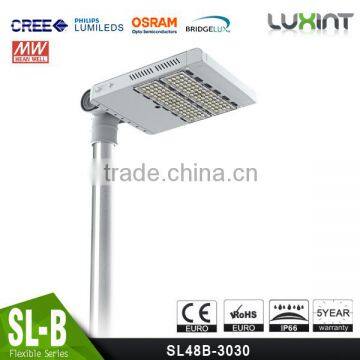 Modular Design CE Rohs Adjustable Arm Meanwell Driver 100-140lm/W Lens Kit for Different Beam Angle 30W Street Lighting Fixtures photo-6