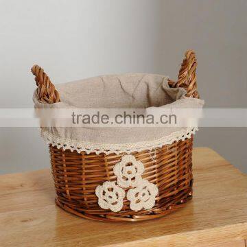 Cheap Handmade Custom Wicker Storage Baskets Picnic Baskets Flower Baskets