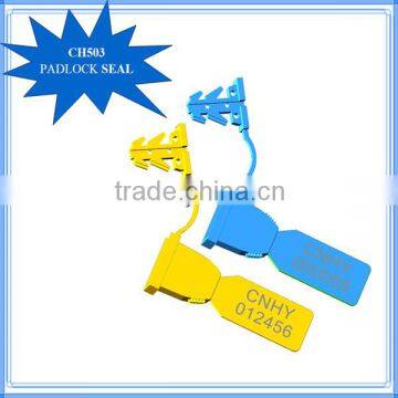 CH503 tear off one time use padlock seal