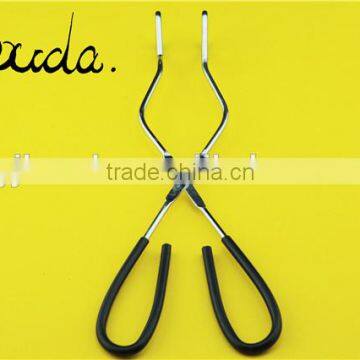 10.5" Hot sell Bouda BBQ food tong with scissors handle BD-K9019
