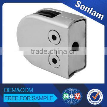 Stainless Steel Railing Glass Clip for Indoor and Outdoor Handrail photo-2