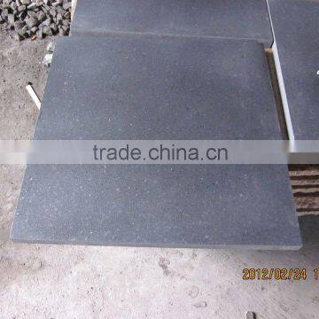 Honed G684 Granite Tile 40x40 black basalt stone