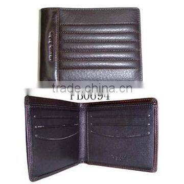 China Supplier Leather Fashion Leather Purse wallet for men