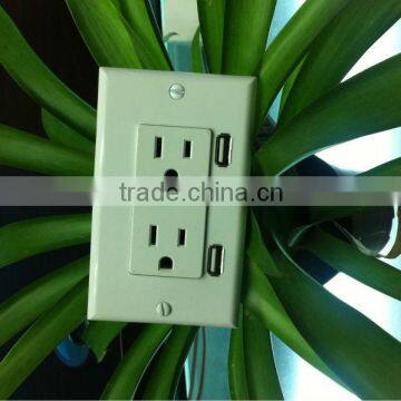 High Quality ETL Approval USB Wall Socket 125V For IPhone IPad Charge photo-4