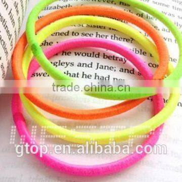 Wholesale rubber elastic hair circle cheap good quality R-0012