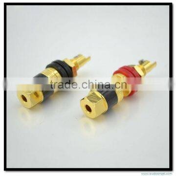 Audiocrast AB-306(G) Gold Plated Speaker Terminal plug Carbon Finber Binding post