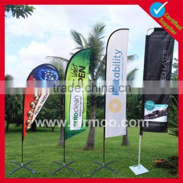 Durable Screen Printing Beach Flag Banner