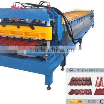 new designed steel tile roll forming machine