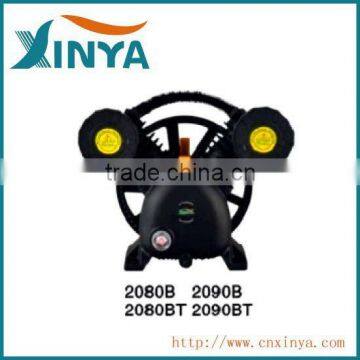 XINYA B-type 12.5bar 3hp 2 cylinder ac piston belt-driven air compressor part compressor head bare pump for sale(2080BT)