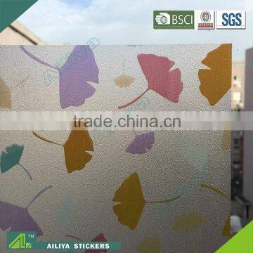 BSCI factory audit non-toxic vinyl pvc new design decorative adhesive window film privacy