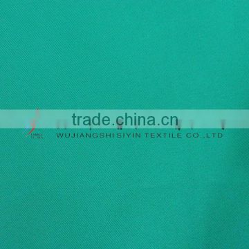 100% polyester green twill school uniform fabric