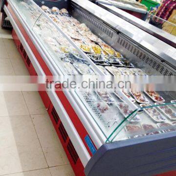 5m meat display cases for sale top open type