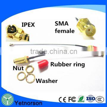 Shenzhen manufacture made ipex to sma female rg1.13 cable with high performance