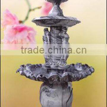 Outdoor sea horse marble water fountain hand carved stone sculpture from Vietnam