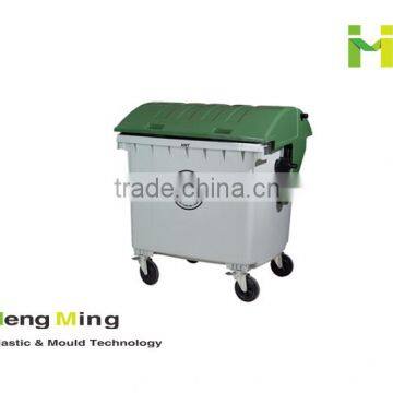 hot 1200L wheeled plastic waste basket wholesale