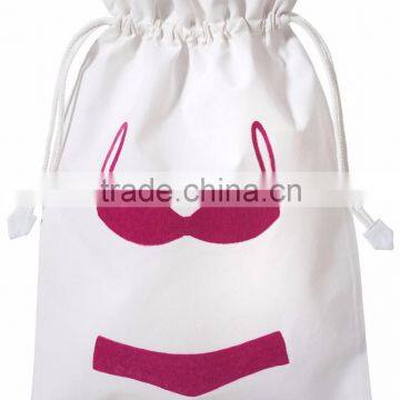 Embroidered Lingerie / Swimsuit travel bag