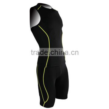 stable and high quality sleeveless and short pants baselayer set