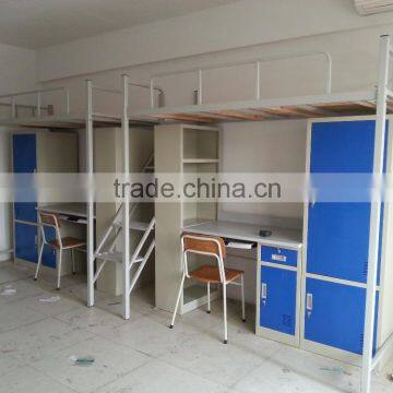 Ningbo CE steel and wood double decker bus bunk bed