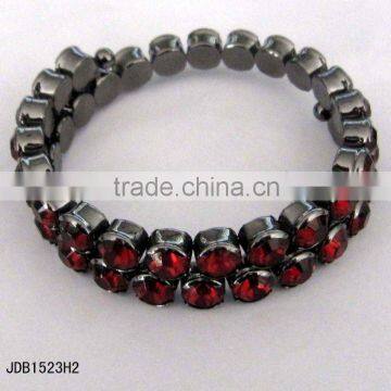 glass stone bangle