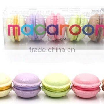 Mendior wholesale Macaroon lip balm set fruit lip balm organic gift 5pcs/set/box support OEM